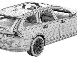 volvo v90 3D 모델