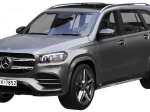 Мерседес-Бенц ГЛС 3D Модель