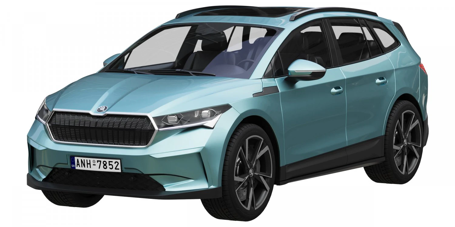 skoda enyaq iv 3D Model .c4d .max .obj .3ds .fbx .stl .blend