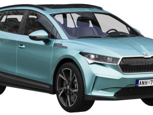 skoda enyaq iv 3D-Modell