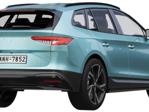 skoda enyaq iv 3D-Modell