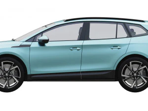 skoda enyaq iv 3D Model