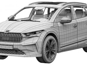 skoda enyaq iv 3D-Modell
