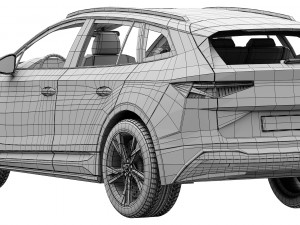 skoda enyaq iv 3D-Modell
