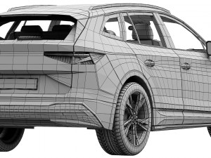 skoda enyaq iv 3D-Modell