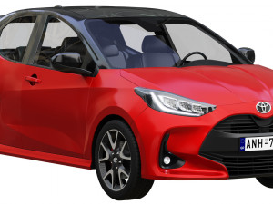 toyota yaris 2020 3Dモデル