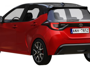 toyota yaris 2020 3Dモデル