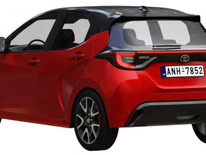 Toyota Yaris 2020 3D Modell