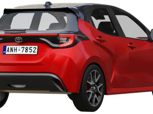toyota yaris 2020 3Dモデル
