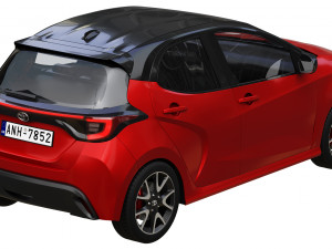 toyota yaris 2020 3Dモデル