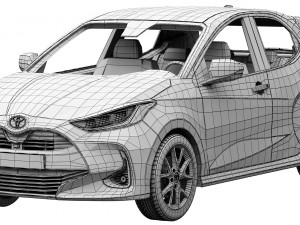 toyota yaris 2020 3Dモデル