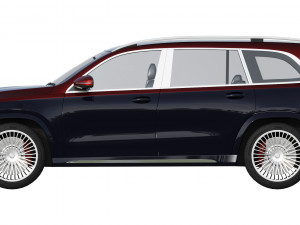 mercedes-benz maybach gls 3D मॉडल