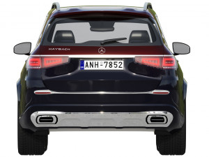 mercedes-benz maybach gls 3D मॉडल
