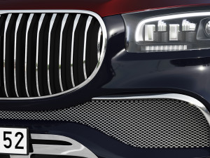 mercedes-benz maybach gls 3D मॉडल