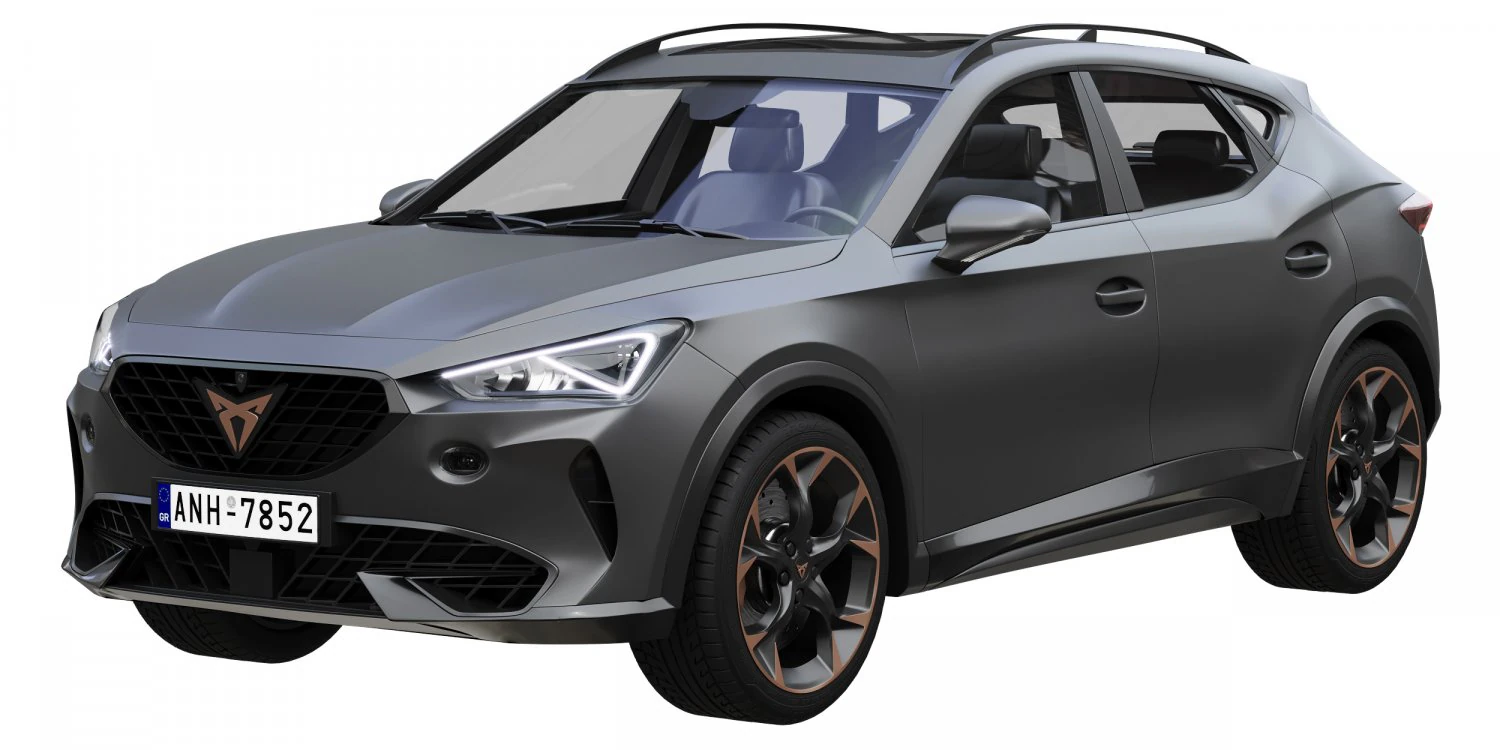 cupra formentor 2021 3D Model .c4d .max .obj .3ds .fbx .stl .blend