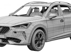 cupra formentor 2021 3D मॉडल