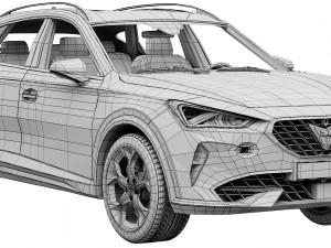 cupra formentor 2021 3D मॉडल