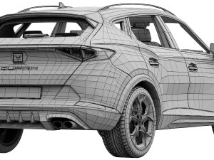 cupra formentor 2021 3D मॉडल