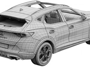 cupra formentor 2021 3D मॉडल