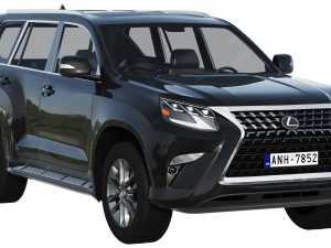lexus gx460 2021 3D Модель