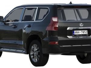 lexus gx460 2021 3D Модель