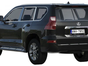 lexus gx460 2021 3D Model