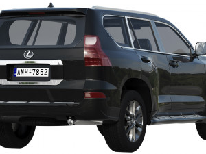lexus gx460 2021 3D Модель