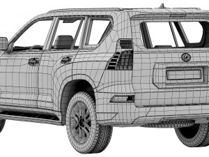 lexus gx460 2021 3D Модель