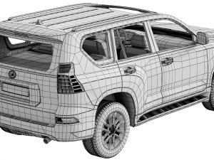 lexus gx460 2021 3D Модель