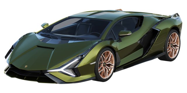 lamborghini-sian 3Dモデル .c4d .max .obj .3ds .fbx .stl .blend 