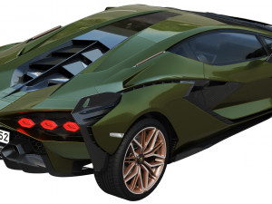lamborghini-sian 3Dモデル