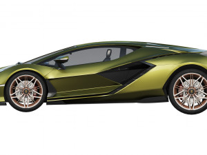 lamborghini-sian 3Dモデル