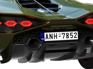 lamborghini-sian 3Dモデル