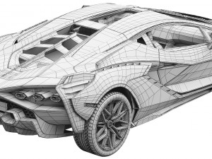 lamborghini-sian 3Dモデル