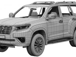 toyota land cruiser 2021 Modèle 3D
