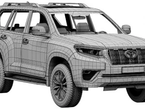 toyota land cruiser 2021 Modelo 3D
