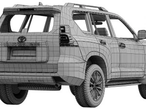 toyota land cruiser 2021 Modelo 3D