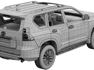 toyota land cruiser 2021 Modèle 3D