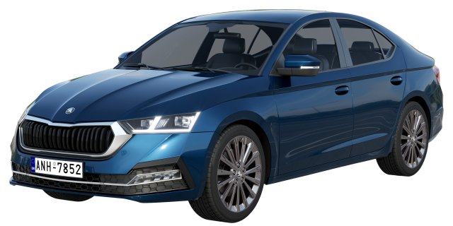 skoda octavia 2020 Modelo 3D .c4d .max .obj .3ds .fbx .stl .blend 