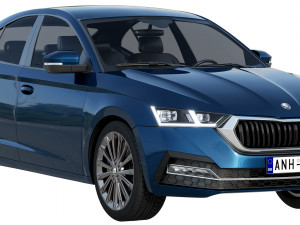 skoda octavia 2020 Modelo 3D