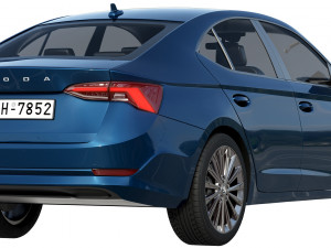 skoda octavia 2020 Modelo 3D