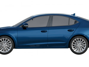 skoda octavia 2020 Modelo 3D