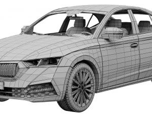 skoda octavia 2020 3D Model
