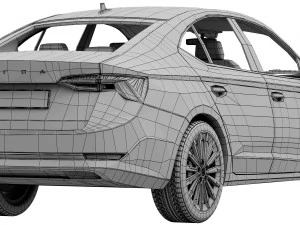skoda octavia 2020 3D Model