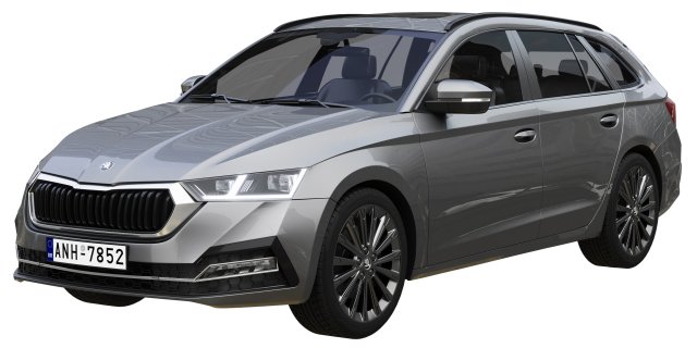 skoda octavia combi 2020 3D Model .c4d .max .obj .3ds .fbx .stl .blend 