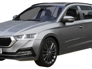 skoda octavia combi 2020 3D Model