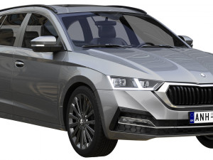 skoda octavia combi 2020 3D Model