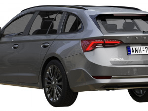 skoda octavia combi 2020 3D Model
