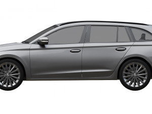 skoda octavia combi 2020 3D Model