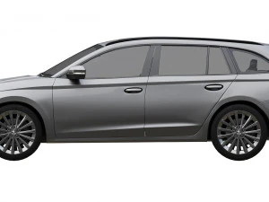 skoda octavia combi 2020 3D Model